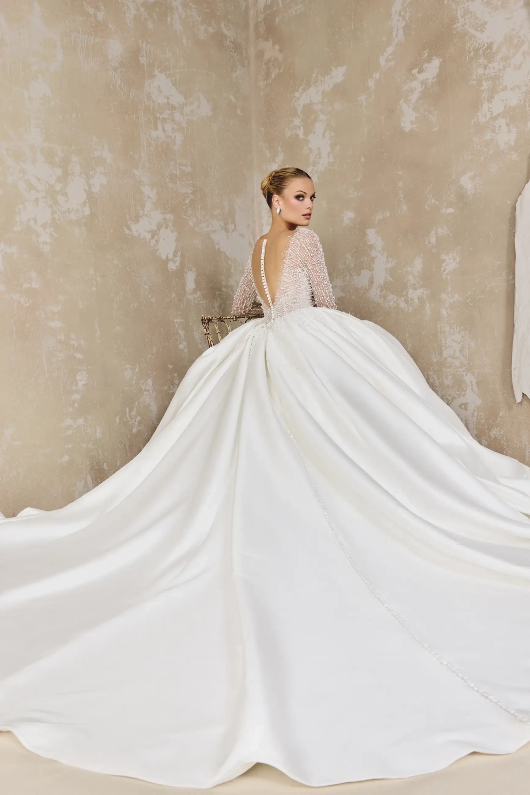 Choosing a Long Sleeve Wedding Dress for Different Wedding Venues Image